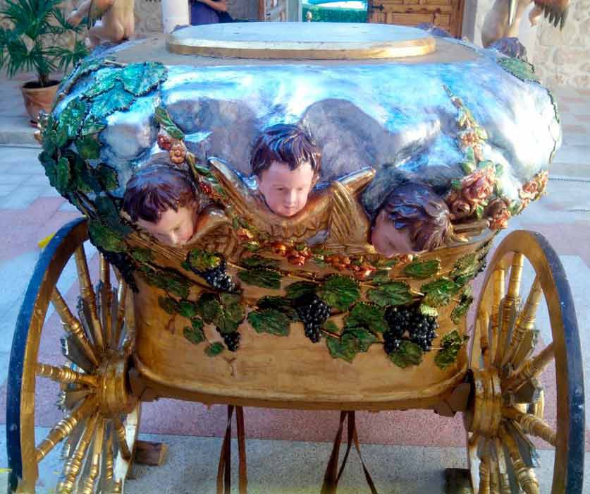 Trasera Carroza tras la restauración de 2.015