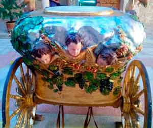 Trasera Carroza tras la restauración de 2.015