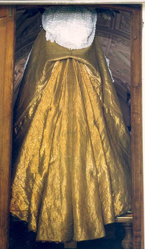 Vestido Marfil y de Lamé (Dieguis)